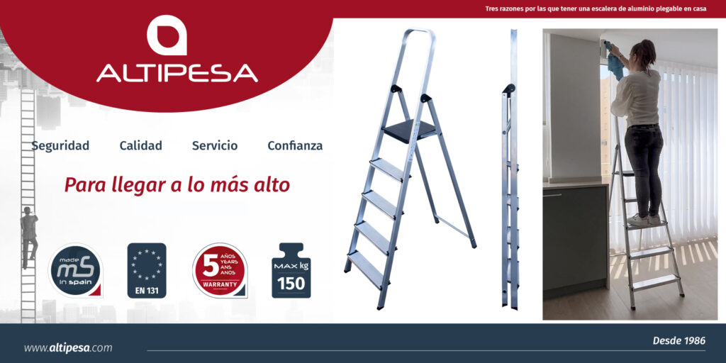 Si eres de los que piensa que no es preciso tener una escalera de aluminio plegable en casa, estos tres motivos te harán cambiar de opinión.
