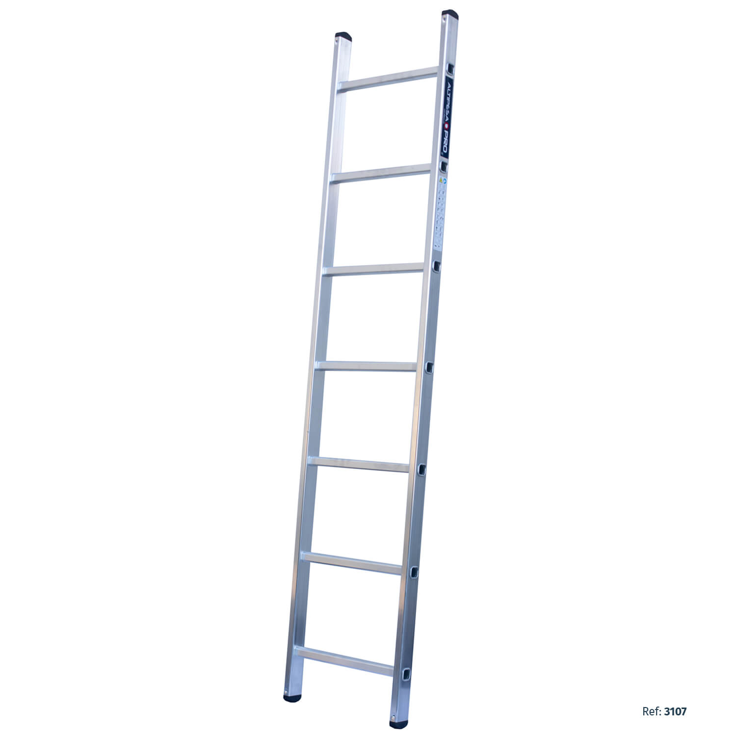 Escalera de apoyo simple de la SERIE A1 de siete peldaños