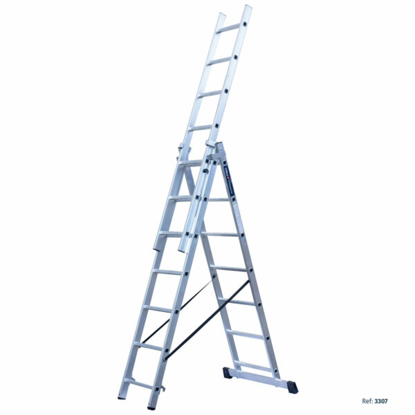 Escalera transformable de tres tramos de la SERIE C3