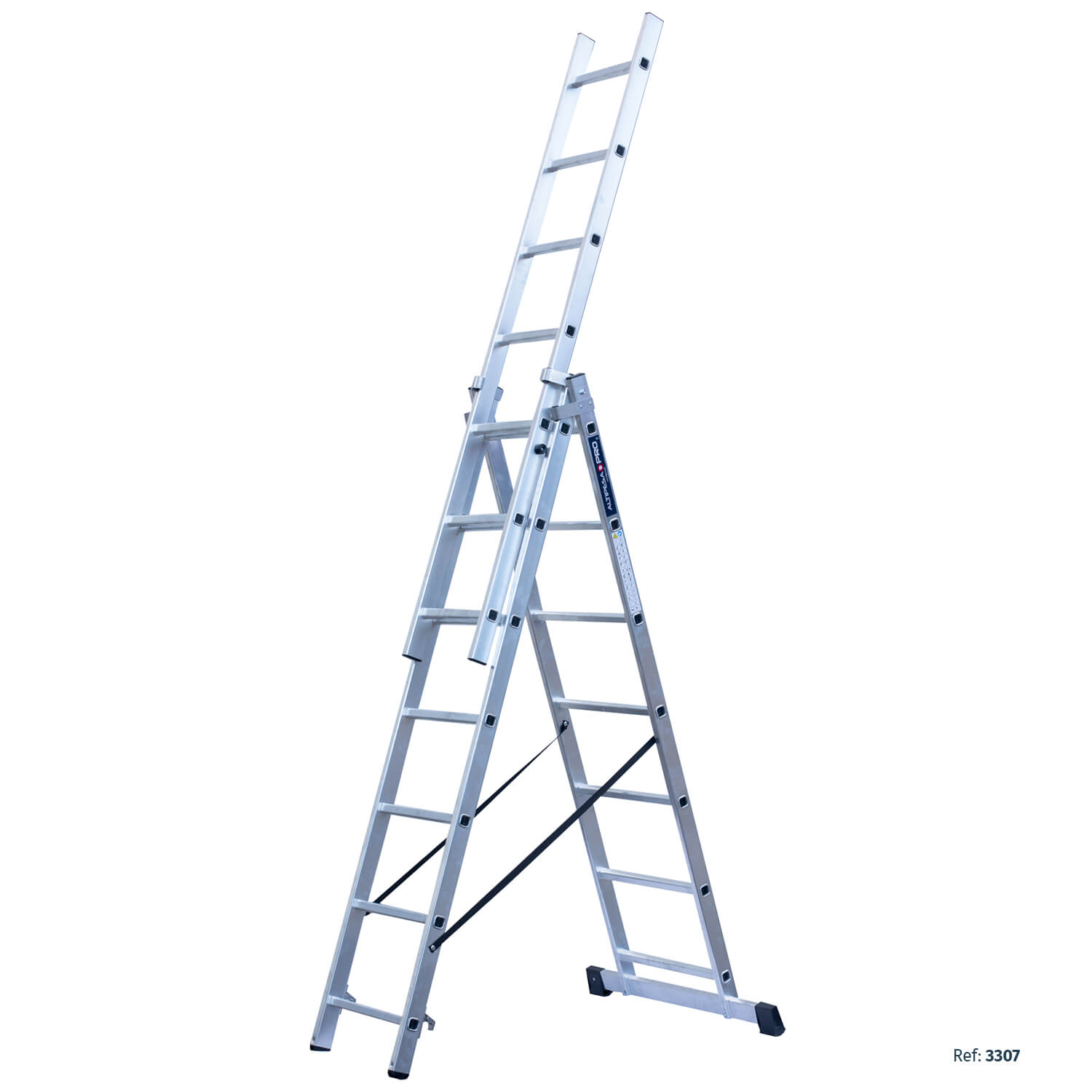 Escalera transformable de tres tramos de la SERIE C3