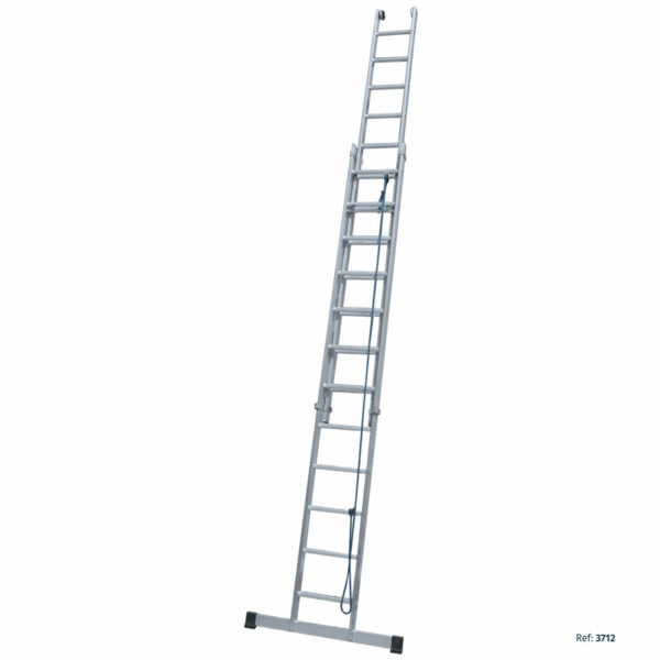 Escalera de apoyo extensible con cuerda de la SERIE M2