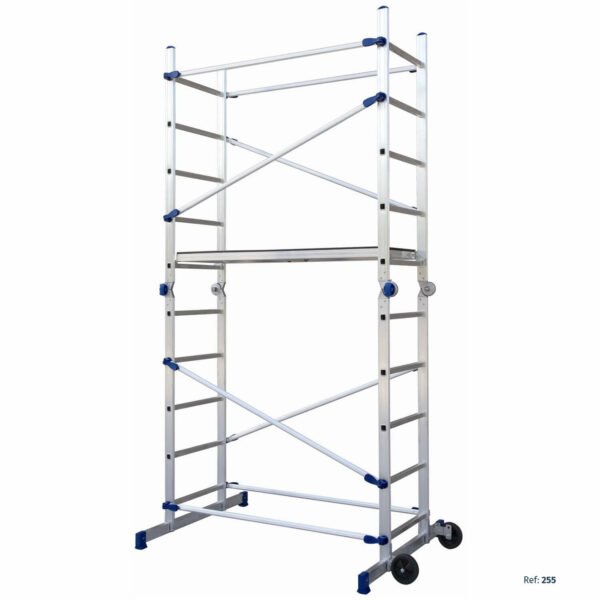 Escalera-andamio plegable multiusos de la SERIE QUICK 5N1