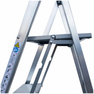 Aluminium stool, SERIE ULTRALIGHT - steel straps