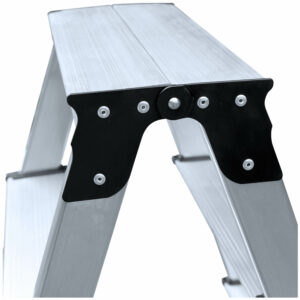 Double-access stepladder, SERIE PAINT - stamped steel hinges