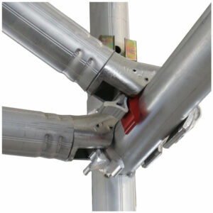 Professional foldable mobile tower, ALU TORRE 14P - safety hooks