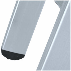 Single leaning ladder, SERIE A1 - SBS end cap with anti-slip reliefs