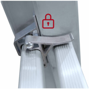 Three-section combination ladder, SERIE C3 - security locking system