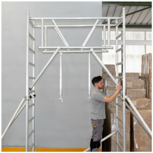 Torre móvel profissional, ALU TORRE 18F - guarda SAS